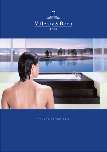 Thumbnail Villeroy & Boch Annual Report 2001