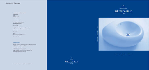 Thumbnail Villeroy & Boch Annual Report 2005