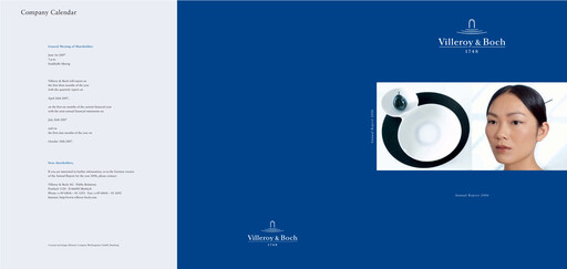 Thumbnail Villeroy & Boch Annual Report 2006