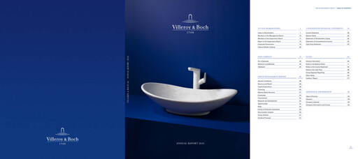 Thumbnail Villeroy & Boch Annual Report 2010