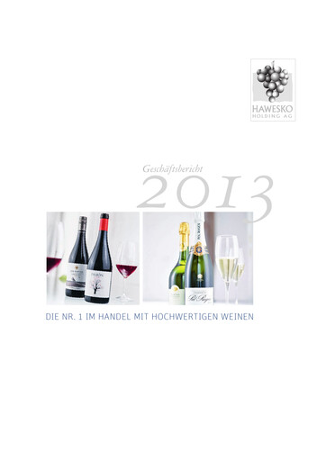 Vorschaubild Hawesko Jahresbericht 2013