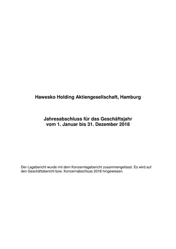 Vorschaubild Hawesko Finanzmitteilung 2018