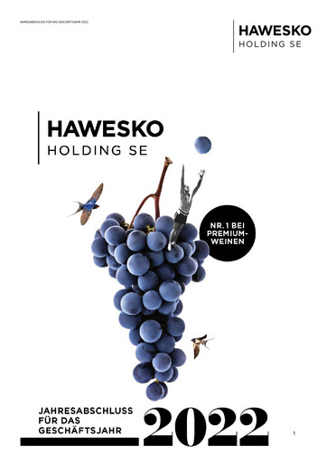 Thumbnail Hawesko Financial Statement 2022