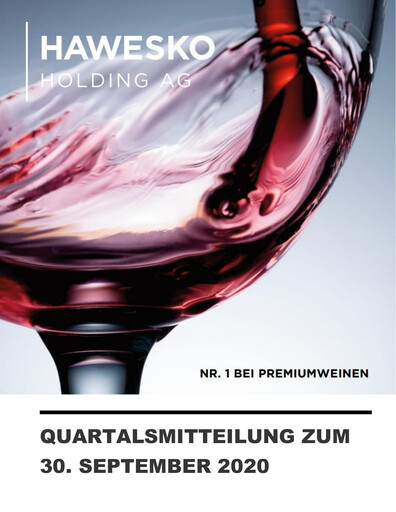 Vorschaubild Hawesko Quartalsbericht 2020-q3