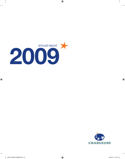 Vorschaubild Chargeurs Jahresbericht 2009