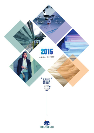 Thumbnail Chargeurs Annual Report 2015