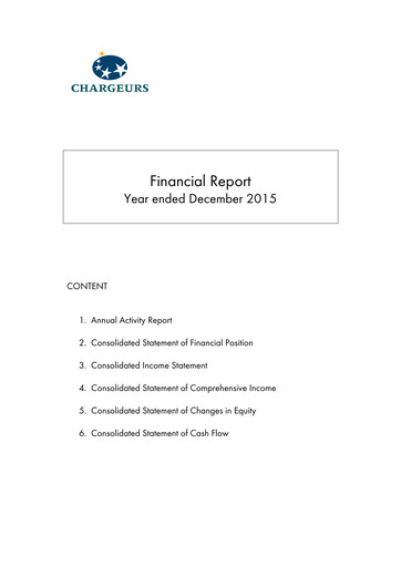 Vorschaubild Chargeurs Finanzbericht 2015