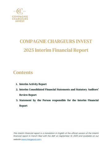 Vorschaubild Chargeurs Halbjahresbericht 2025-h1