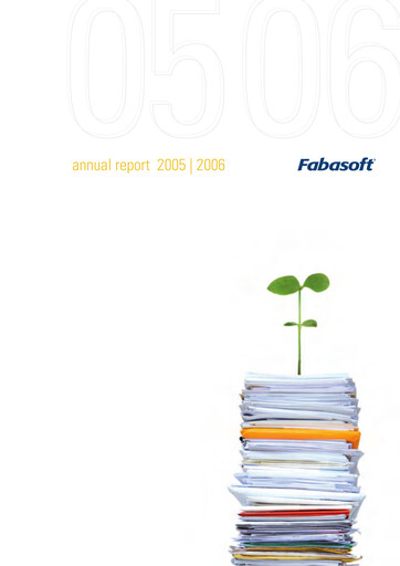 Thumbnail Fabasoft Annual Report 2005-2006