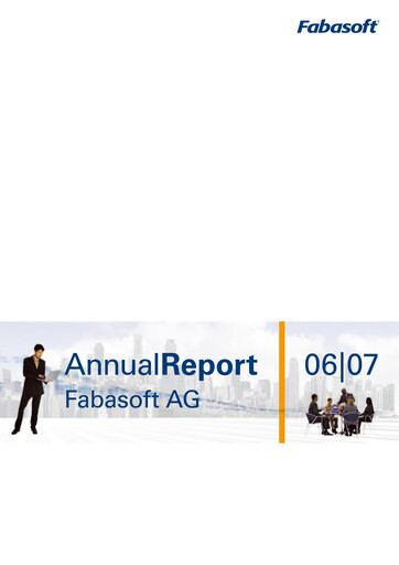 Thumbnail Fabasoft Annual Report 2006-2007
