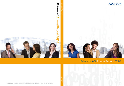 Thumbnail Fabasoft Annual Report 2007-2008