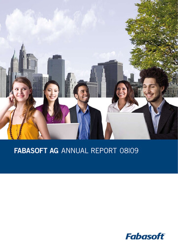 Thumbnail Fabasoft Annual Report 2008-2009