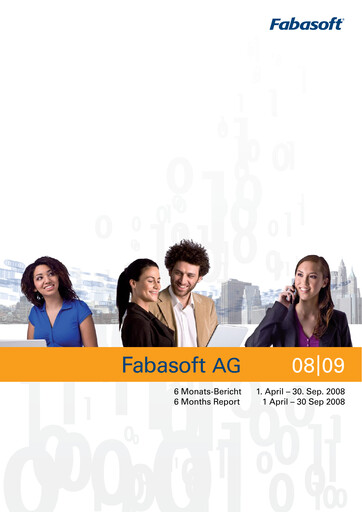 Thumbnail Fabasoft Half-year Report 2008-2009