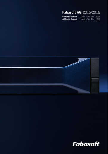 Thumbnail Fabasoft Half-year Report 2015-2016