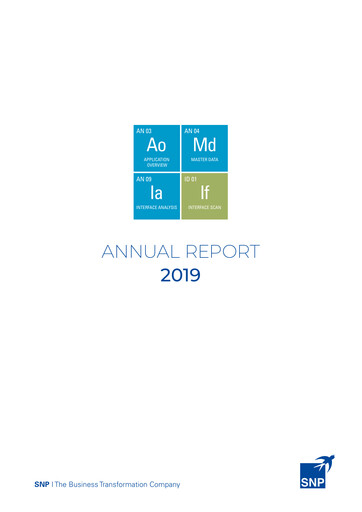 Thumbnail SNP Schneider-Neureither & Partner Annual Report 2019