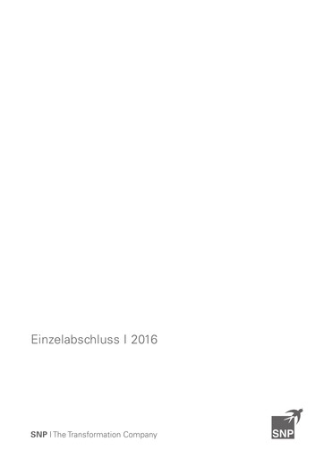 Thumbnail SNP Schneider-Neureither & Partner Financial Statement 2016