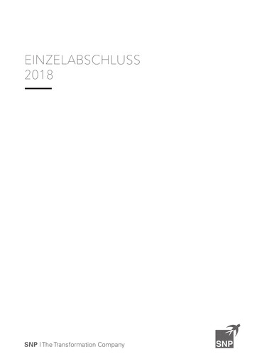 Thumbnail SNP Schneider-Neureither & Partner Financial Statement 2018