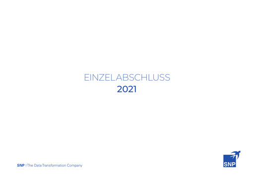 Thumbnail SNP Schneider-Neureither & Partner Financial Statement 2021
