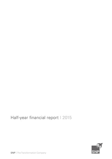 Thumbnail SNP Schneider-Neureither & Partner Half-year Report 2015-h1