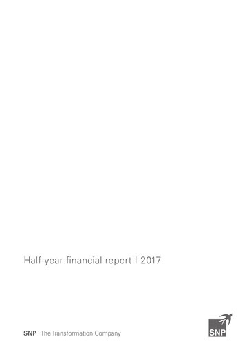 Thumbnail SNP Schneider-Neureither & Partner Half-year Report 2017-h1