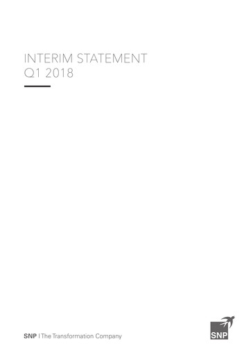 Thumbnail SNP Schneider-Neureither & Partner Quarterly Report 2018-q1