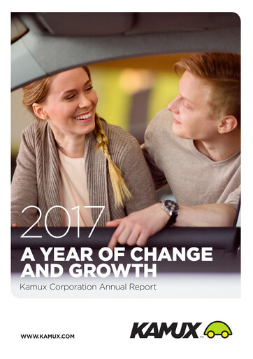 Thumbnail Kamux Annual Report 2017