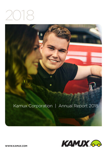Thumbnail Kamux Annual Report 2018