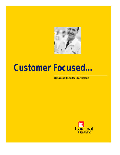 Thumbnail Cardinal Health Annual Report 1998