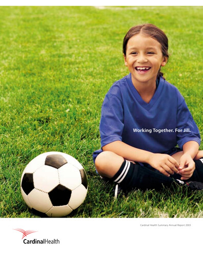 Thumbnail Cardinal Health Annual Report 2003