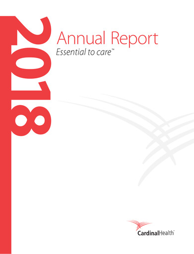 Miniature Cardinal Health Rapport annuel 2018