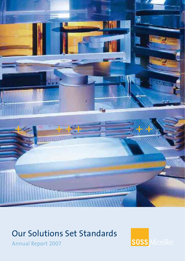 Thumbnail SÜSS MicroTec Annual Report 2007