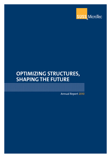 Thumbnail SÜSS MicroTec Annual Report 2010