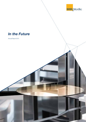 Thumbnail SÜSS MicroTec Annual Report 2015