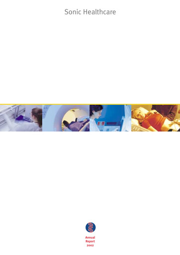 Thumbnail Sonic Healthcare Annual Report 2002