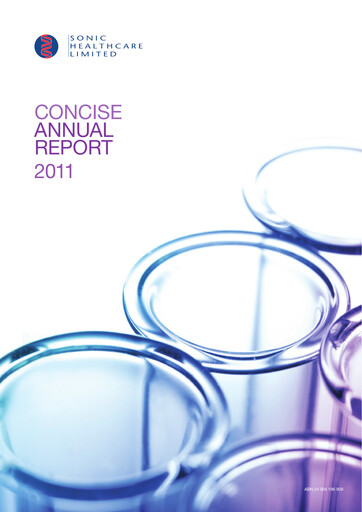 Thumbnail Sonic Healthcare Annual Report 2011
