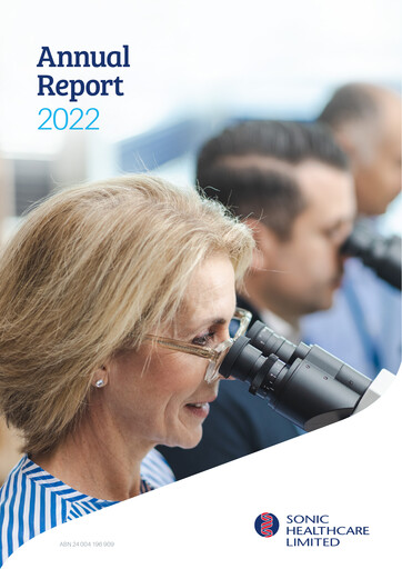 Thumbnail Sonic Healthcare Annual Report 2022