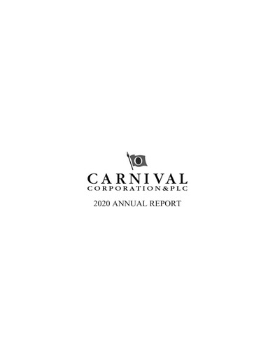 Thumbnail Carnival Corporation Annual Report 2020