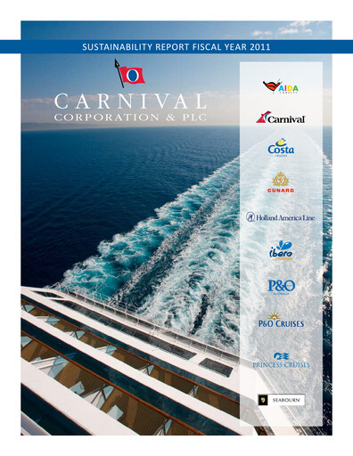 Thumbnail Carnival Corporation Sustainability Report 2011