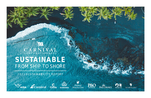 Thumbnail Carnival Corporation Sustainability Report 2021