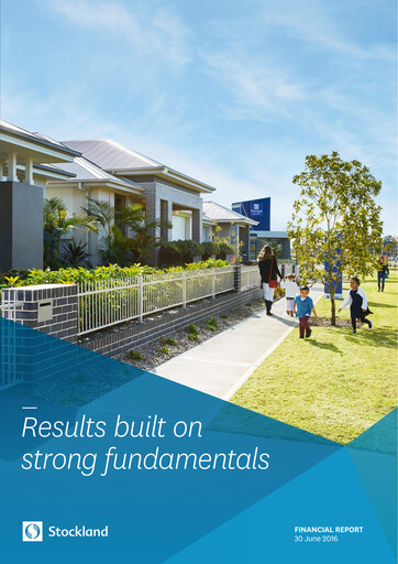 Thumbnail Stockland Annual Report fy2016