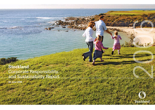 Vorschaubild Stockland Nachhaltigkeitsbericht 2006
