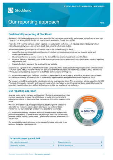 Vorschaubild Stockland Nachhaltigkeitsbericht 2016