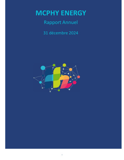 Miniature McPhy Energy Rapport annuel 2024
