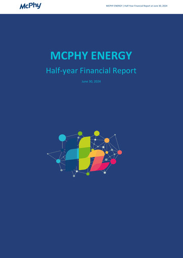 Miniature McPhy Energy Rapport semestriel 2024-h1