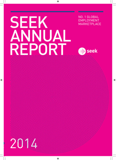 Miniature Seek Limited
 Rapport annuel 2014