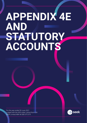 Thumbnail Seek Limited
 Financial Statement 2021