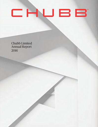 Thumbnail Chubb Annual Report 2016