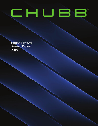 Thumbnail Chubb Annual Report 2018