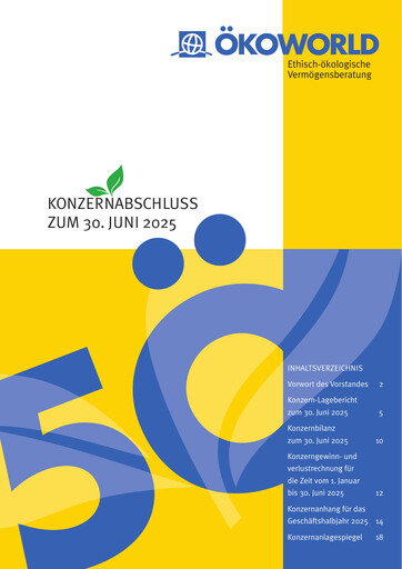 Miniature ÖKOWORLD Rapport semestriel 2025-h1