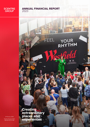 Miniature Scentre Group Rapport annuel 2023